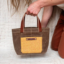Pipit Tote with Early 1900s Textile: Alexandra