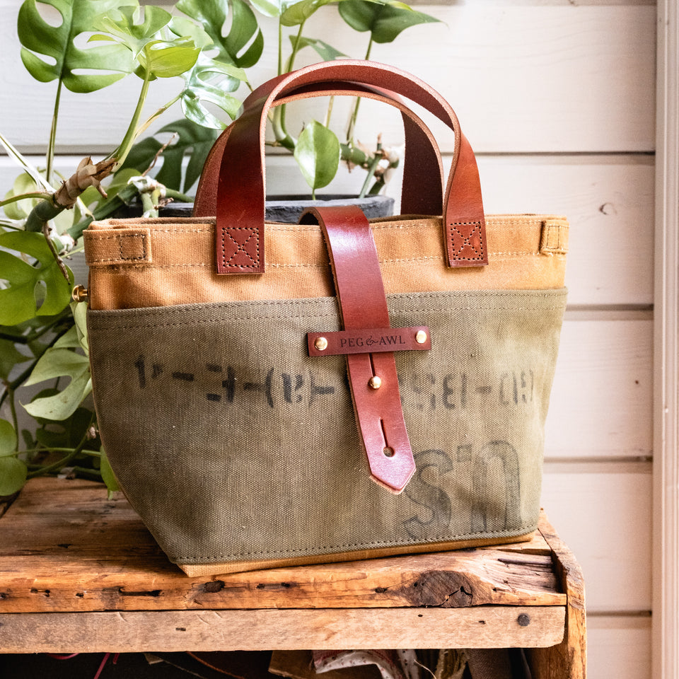 Mini Tote with Army Bag: Custer No. 2