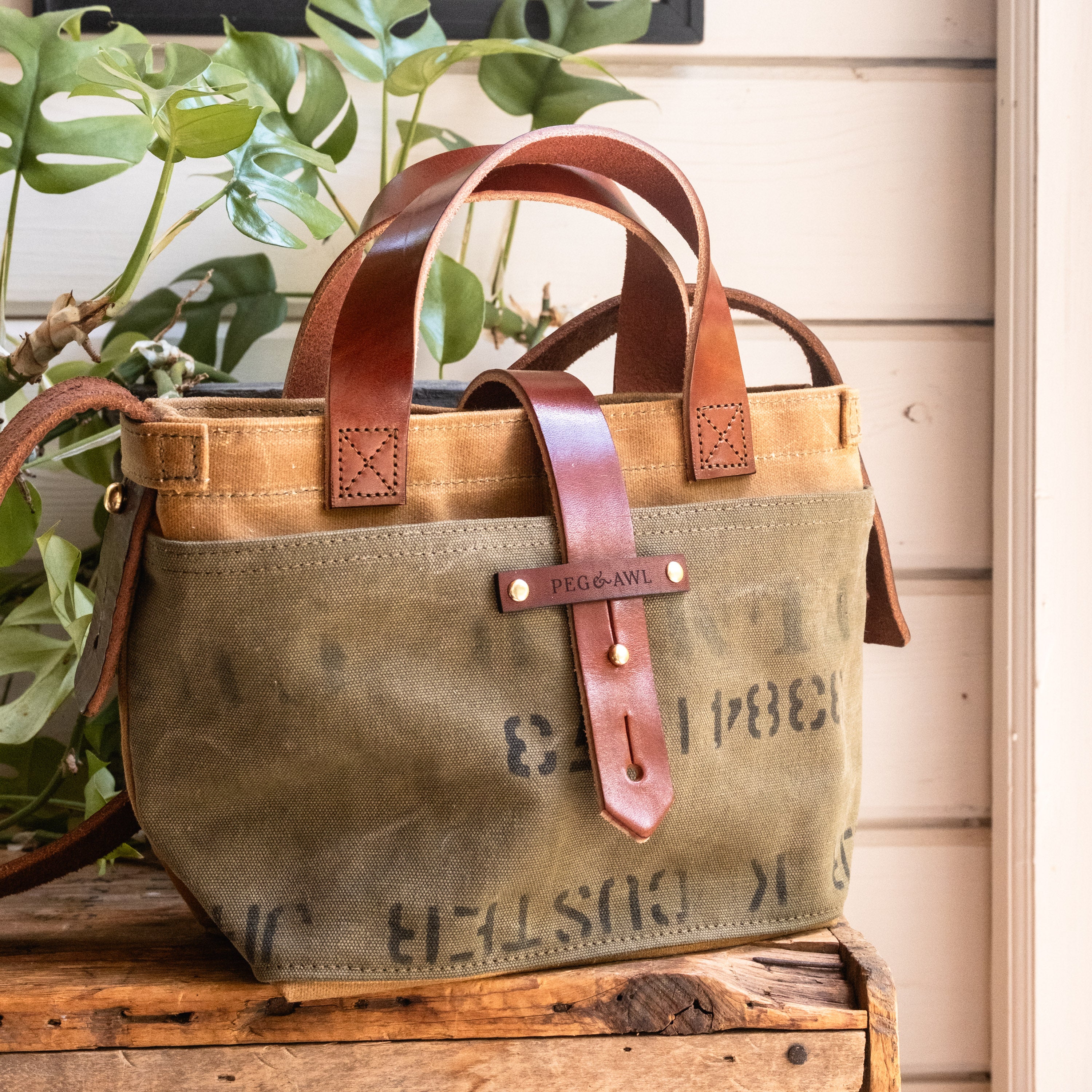 Mini Tote with Army Bag: Custer No. 3