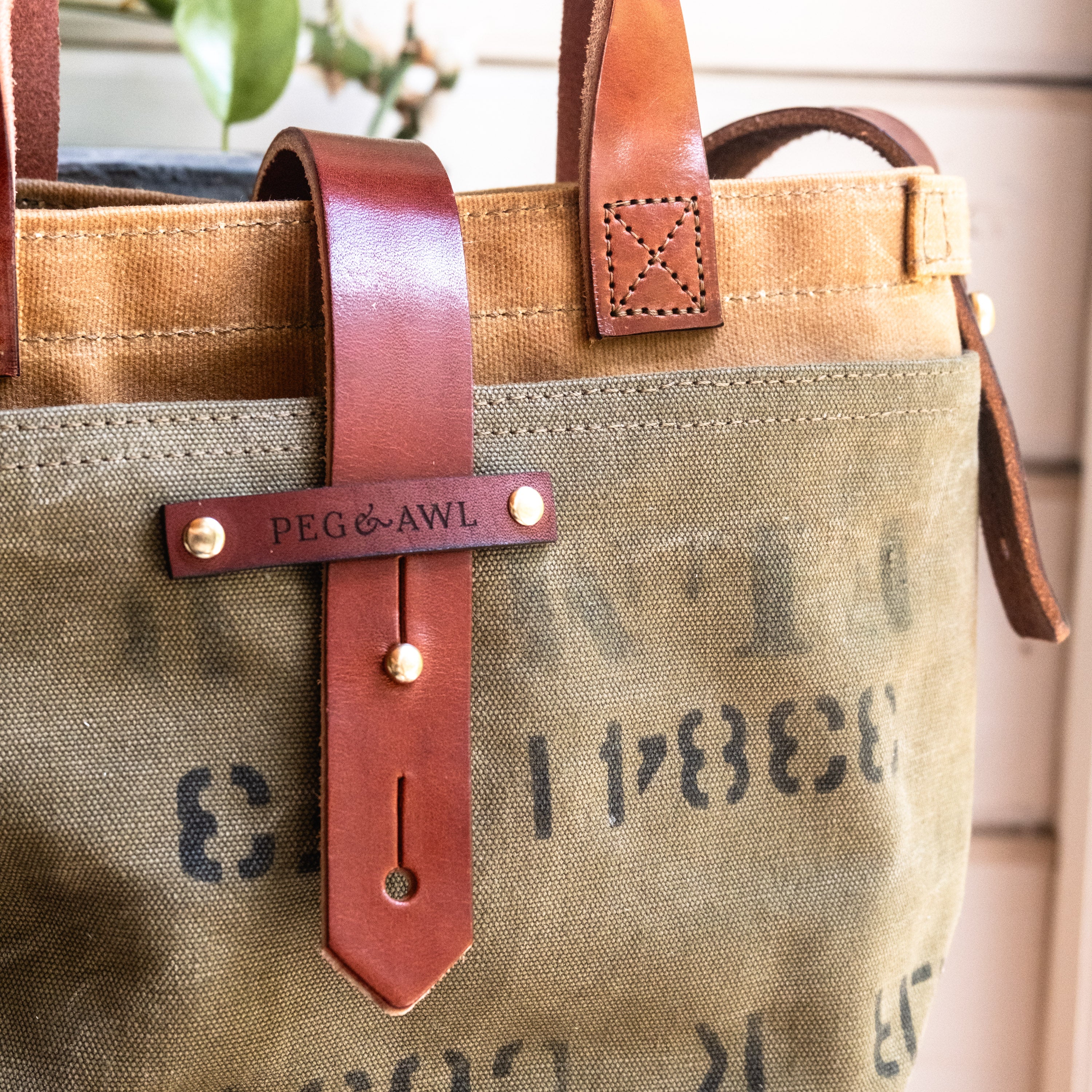 Mini Tote with Army Bag: Custer No. 3