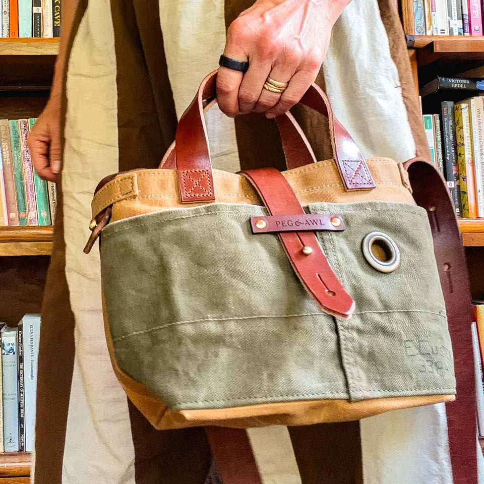 Mini Tote with Army Bag: Custer No. 4