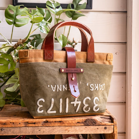 Mini Tote with Army Bag: Custer No. 5