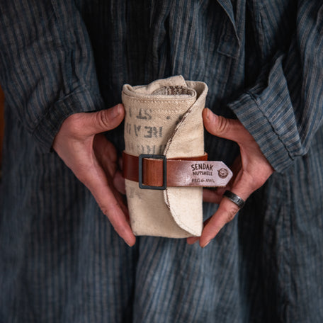 Sendak Nutshell with Antique Grain Sack: No. 2