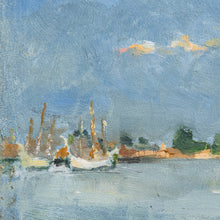 Framed Original Plein Air Painting by Walter Kent: Den Helder, Netherlands 2023