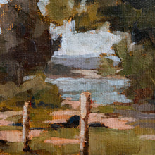 Framed Original Plein Air Painting by Walter Kent: Golden Eagle Campground