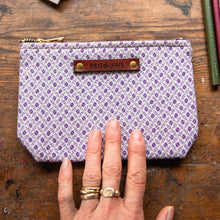 Custom Pouch with Vintage Feedsack: Greta