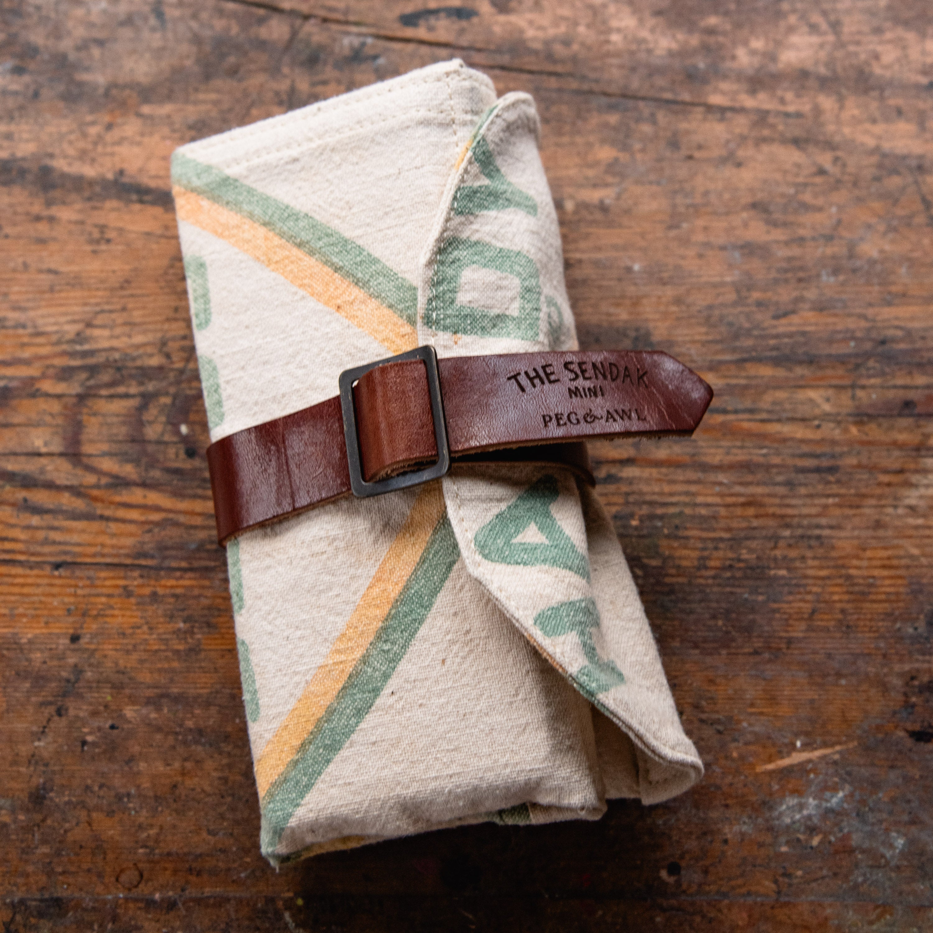 Sendak Mini Artist Roll with Vintage Feedsack: Hardy