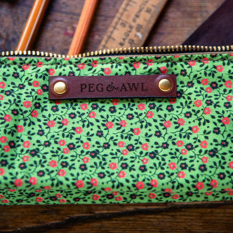 Drafter Pouch with Vintage Cotton: Julie