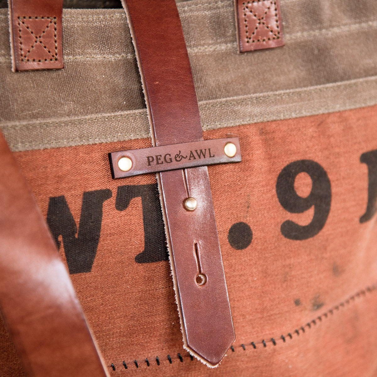 Standard Tote with Mid-Century U.S. Mailbag: U.S. Mail No. 2