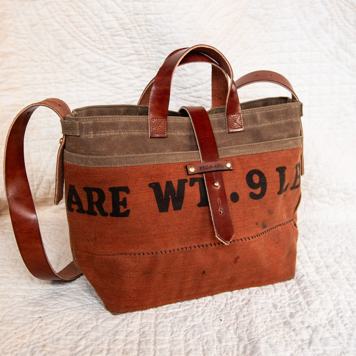 Standard Tote with Mid-Century U.S. Mailbag: U.S. Mail No. 2