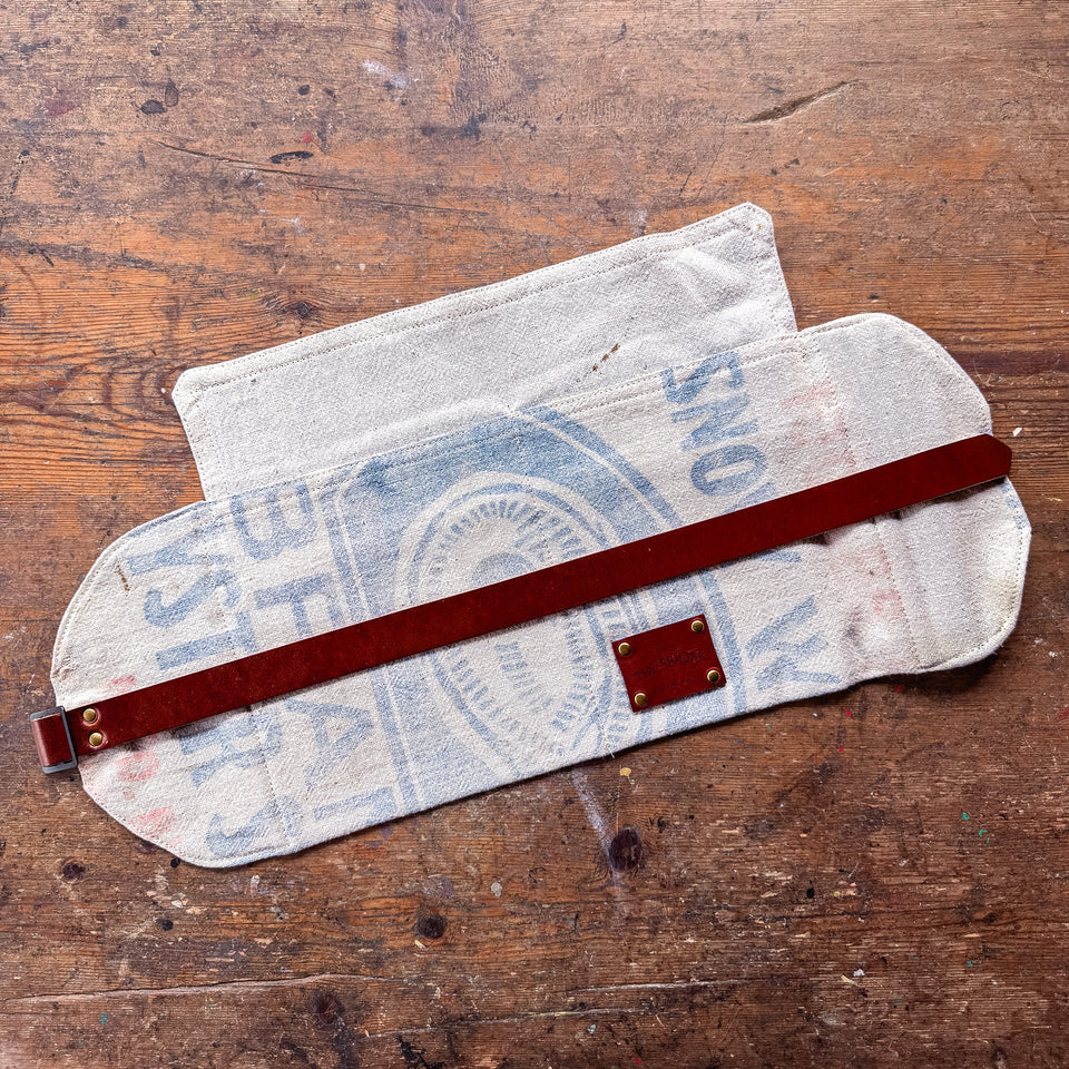 Sendak Artist Roll with Vintage Feedsack: Oysters