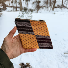 Custom Rhombus Pouch with Late 1800s - Early 1900s Orphan Quilt Block: Libra