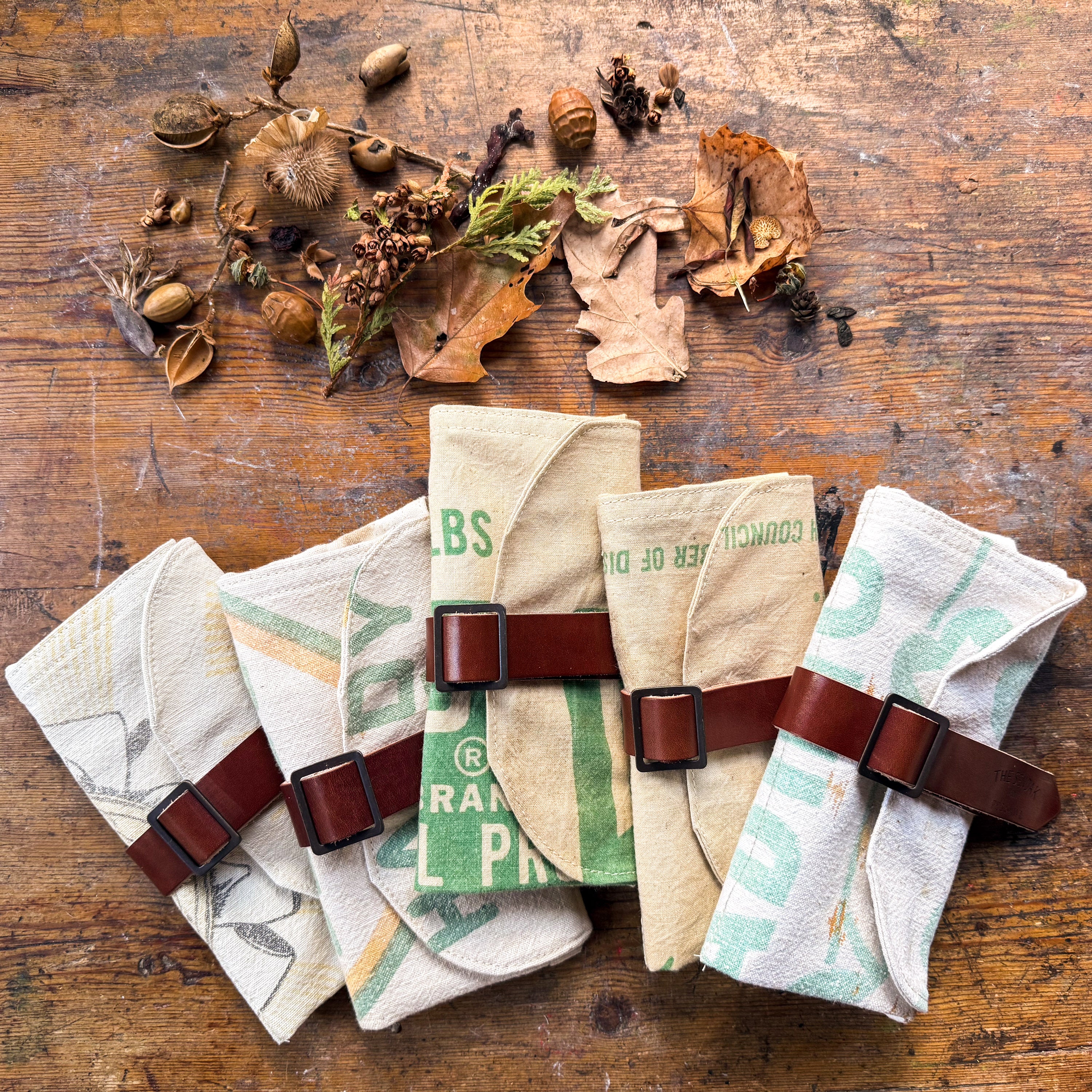 Sendak Mini Artist Roll with Vintage Feedsack: Hardy