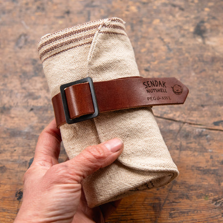 Sendak Nutshell with Antique Grain Sack: No. 3