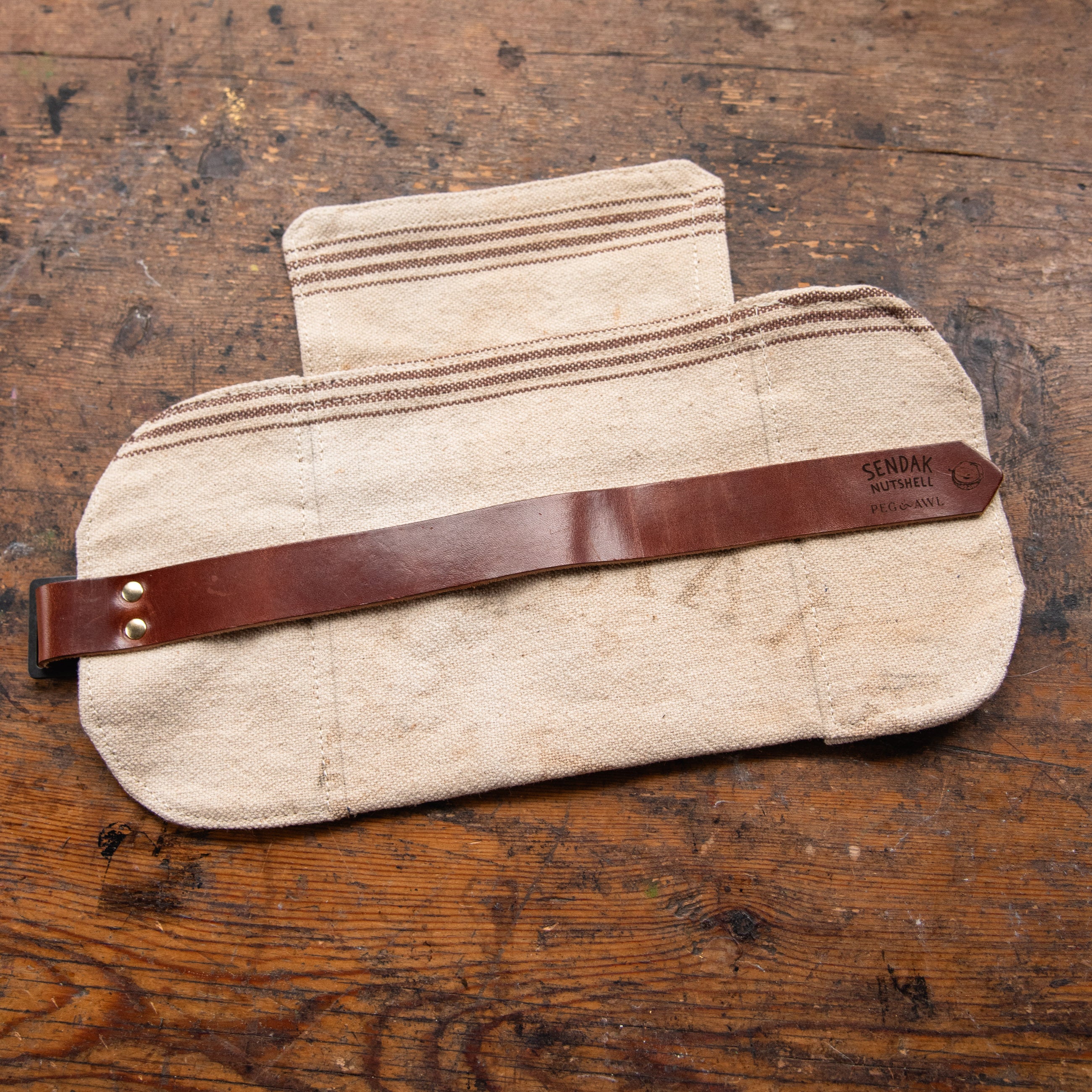 Sendak Nutshell with Antique Grain Sack: No. 3