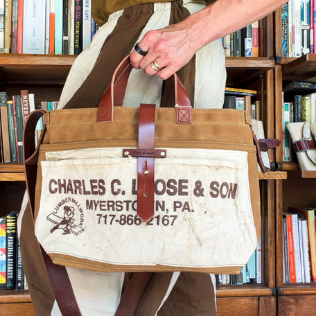 Classic Tote with Mid-Century Hardware Store Apron: Charles Loose