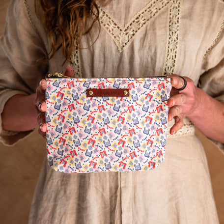 Keeper Pouch with Mid-Century Chicklets: Aaron