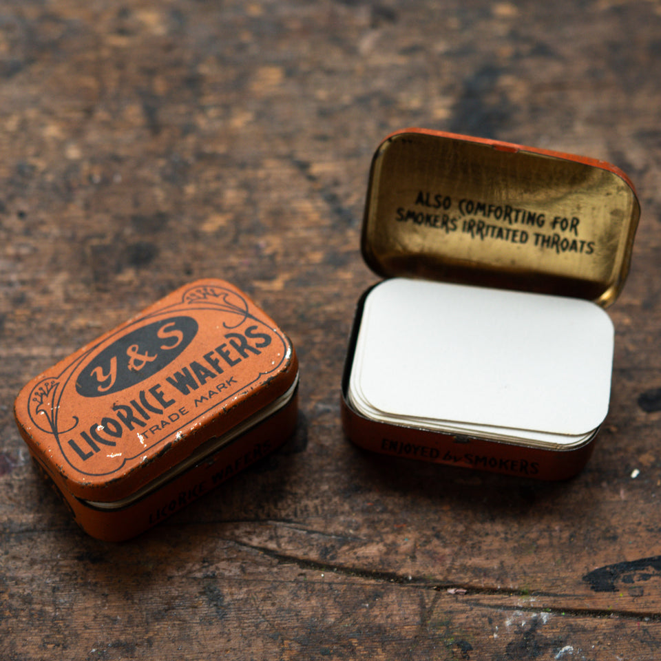 Licorice Tin Alternative Sketchbook