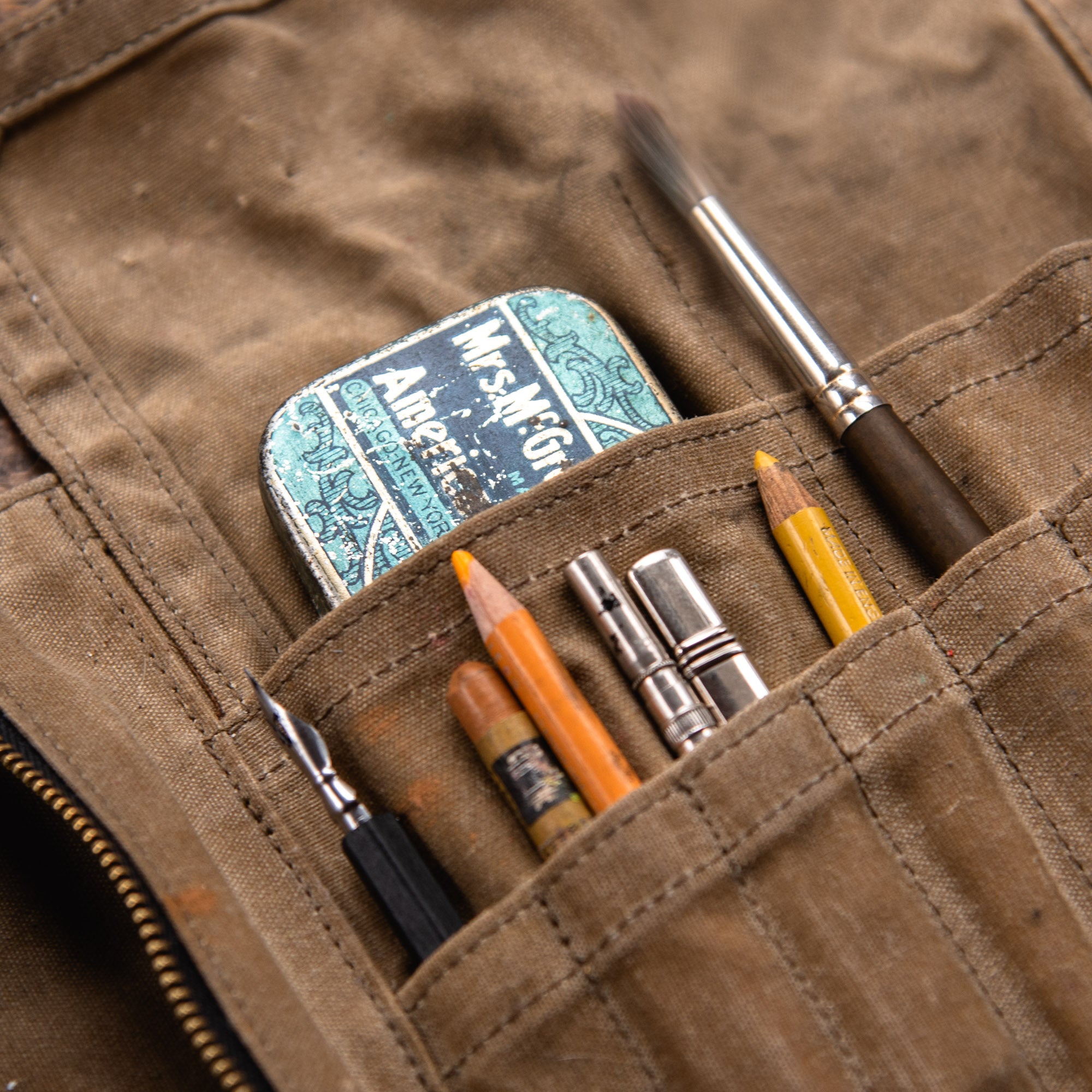 Nail Box Tin Alternative Sketchbook