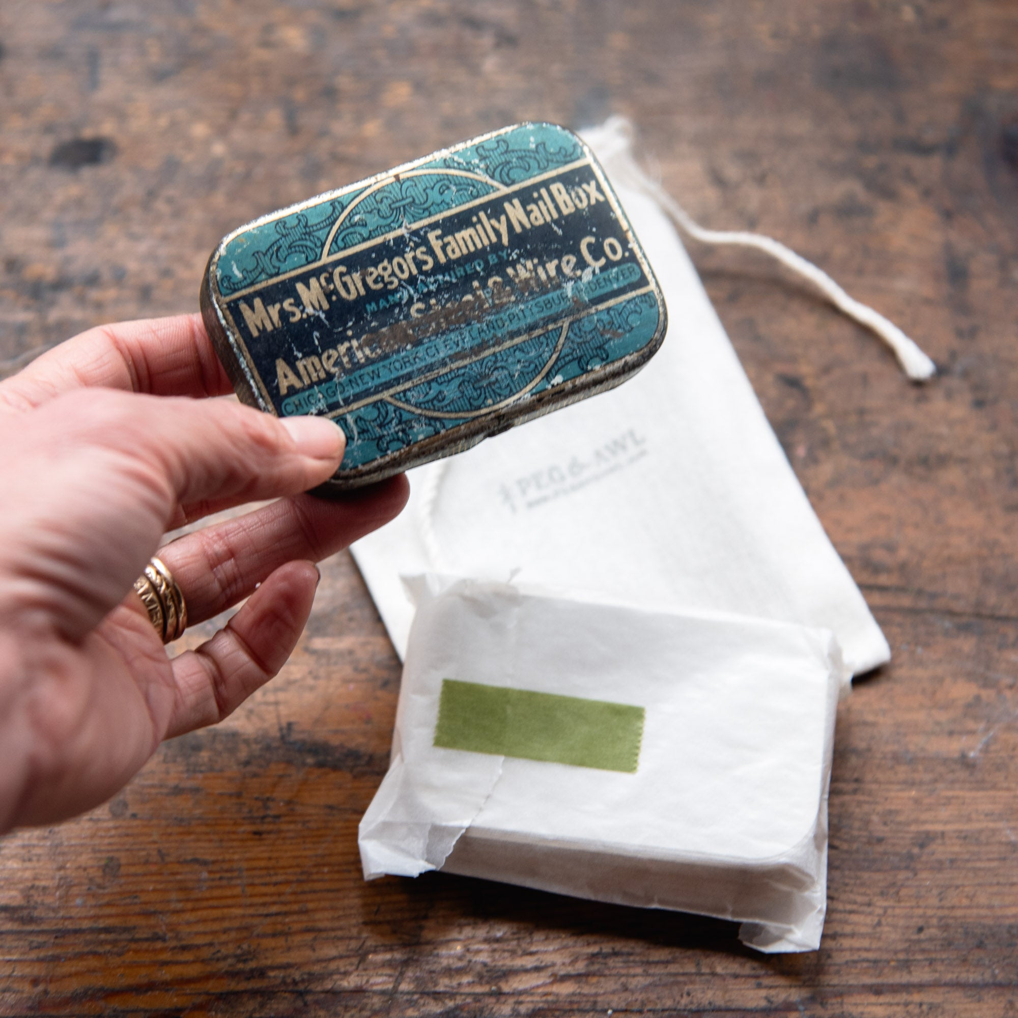 Nail Box Tin Alternative Sketchbook