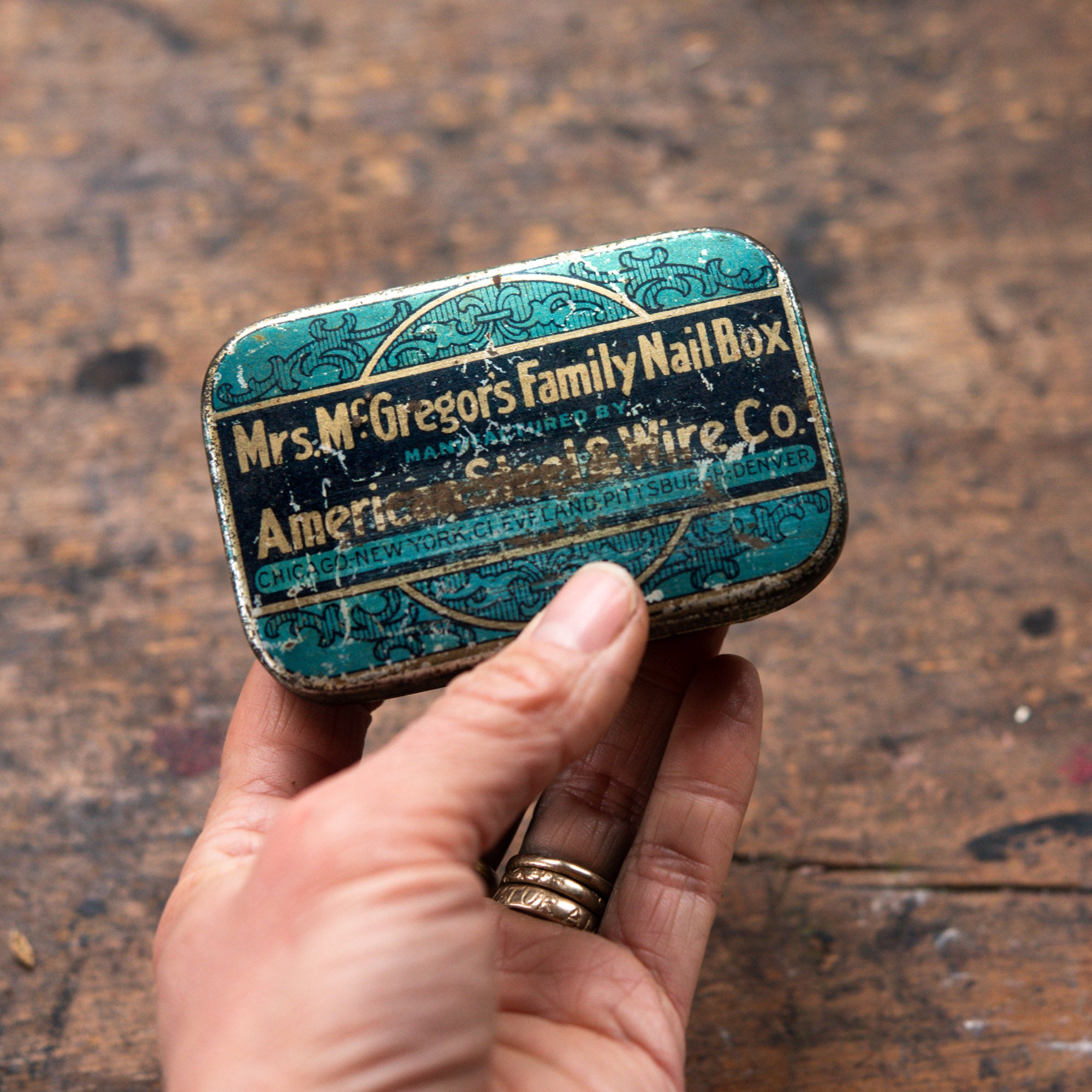 Nail Box Tin Alternative Sketchbook