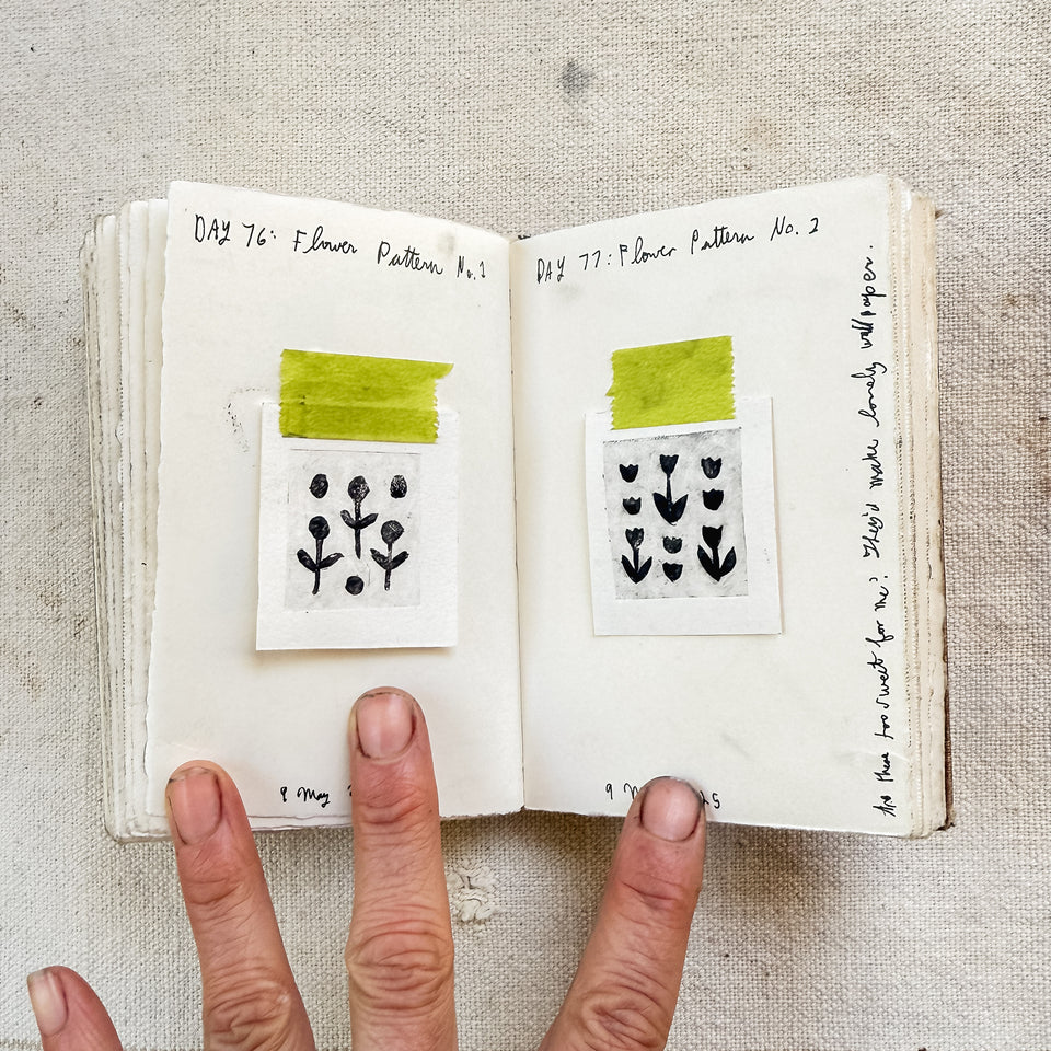 “Tiny Flower Pattern No. 1” Tetra Pak Print