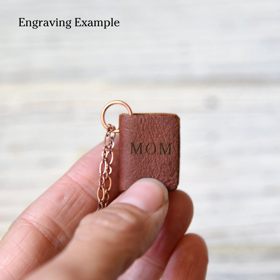 Book Necklace: Cacao