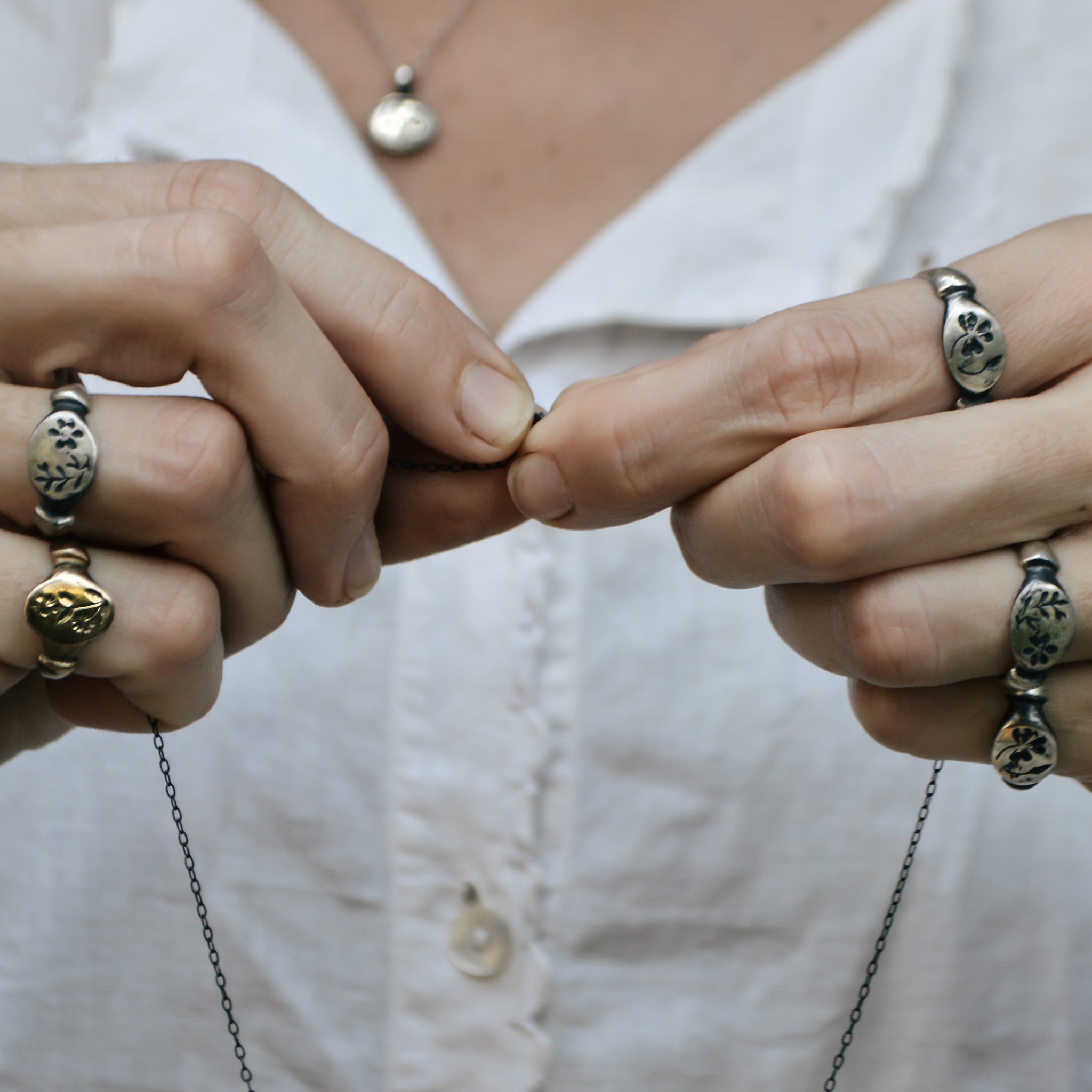 Wood Sorrel Botanical Ring