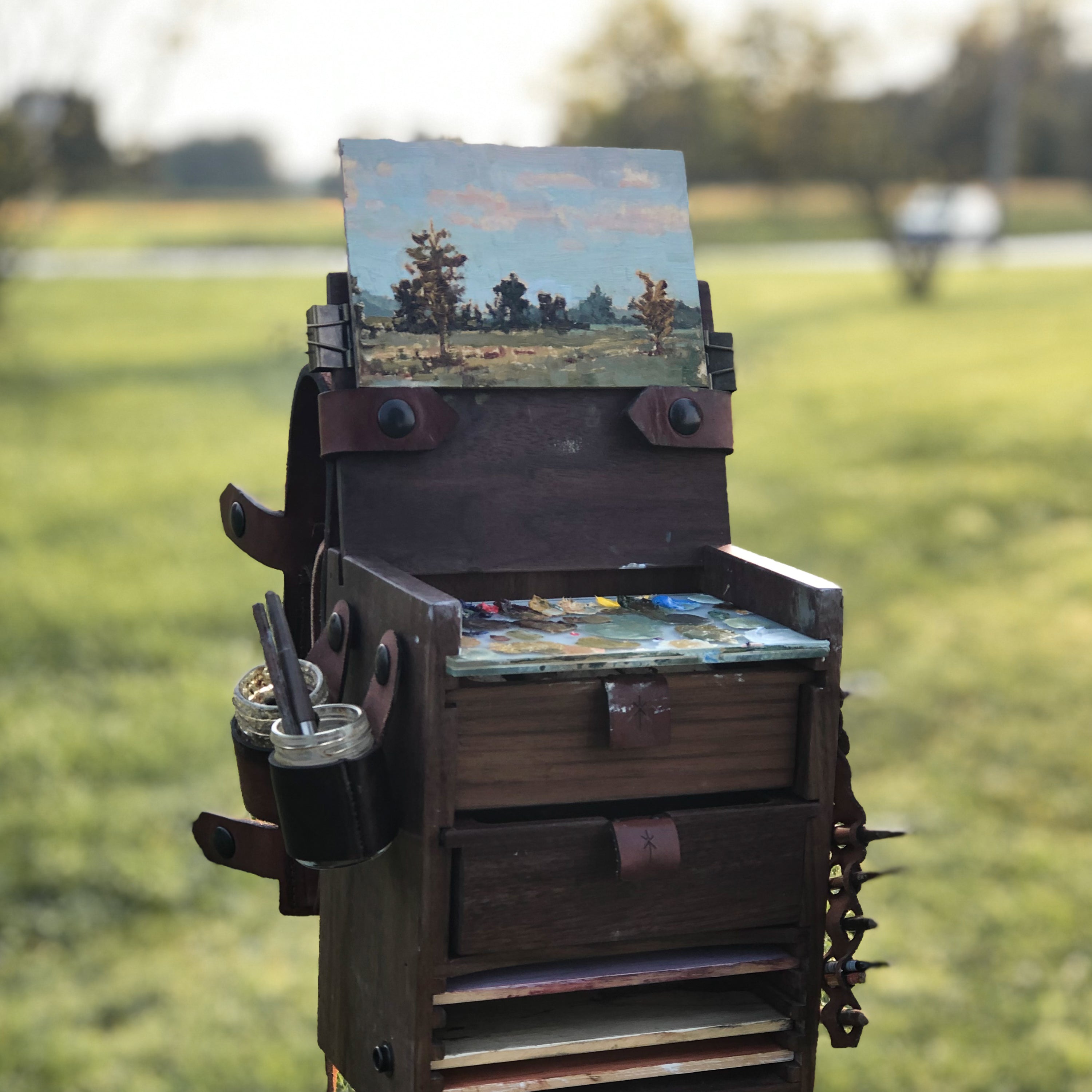 Original Plein Air Painting by Walter Kent: Exton Park No. 1, 2020