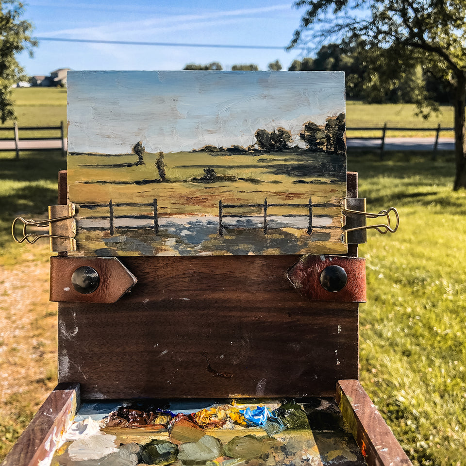 Original Plein Air Painting by Walter Kent: Indiana Dunes, 2020