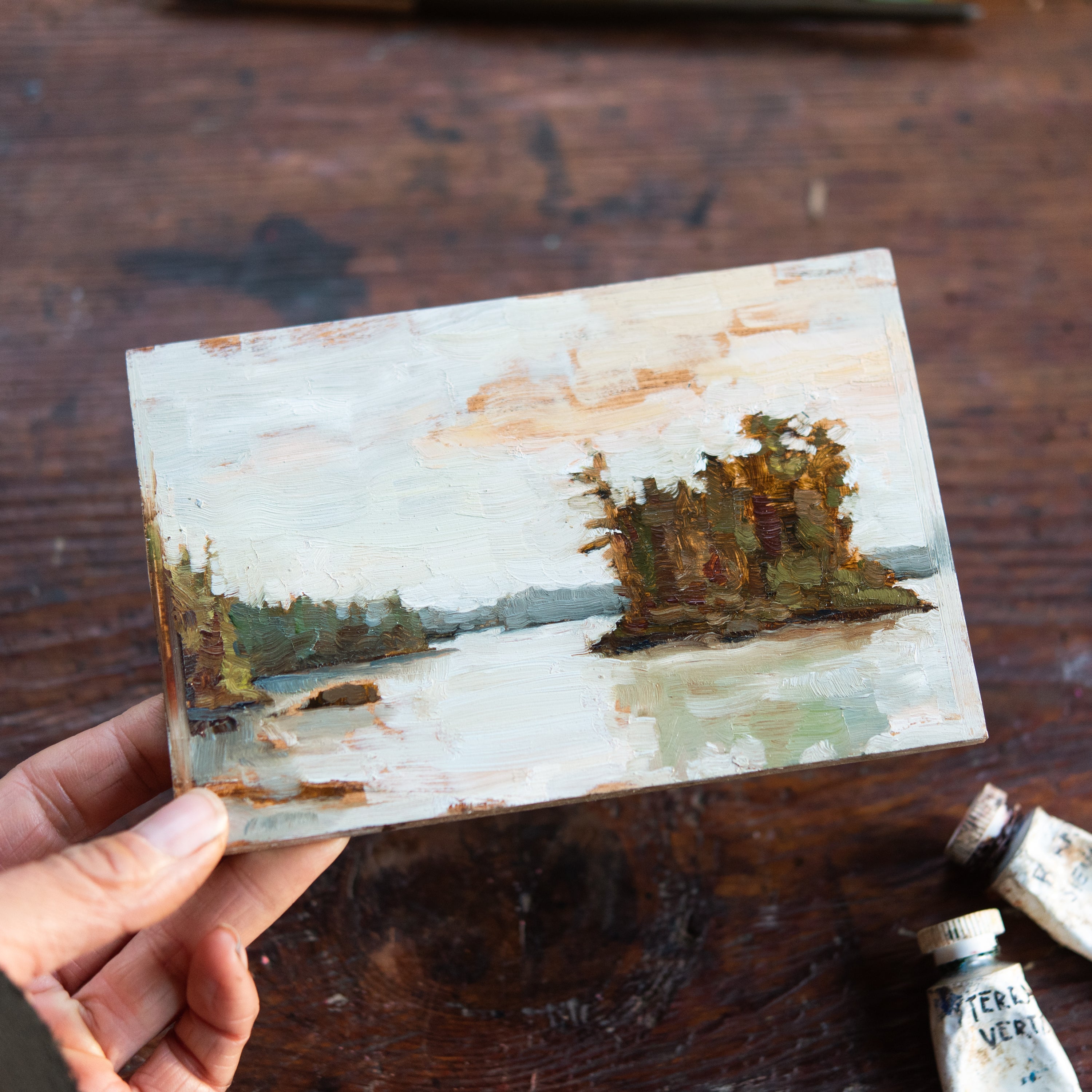 Original Plein Air Painting by Walter Kent: Lake Michigan, 2020