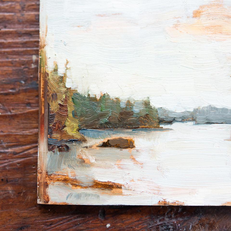 Original Plein Air Painting by Walter Kent: Lake Michigan, 2020