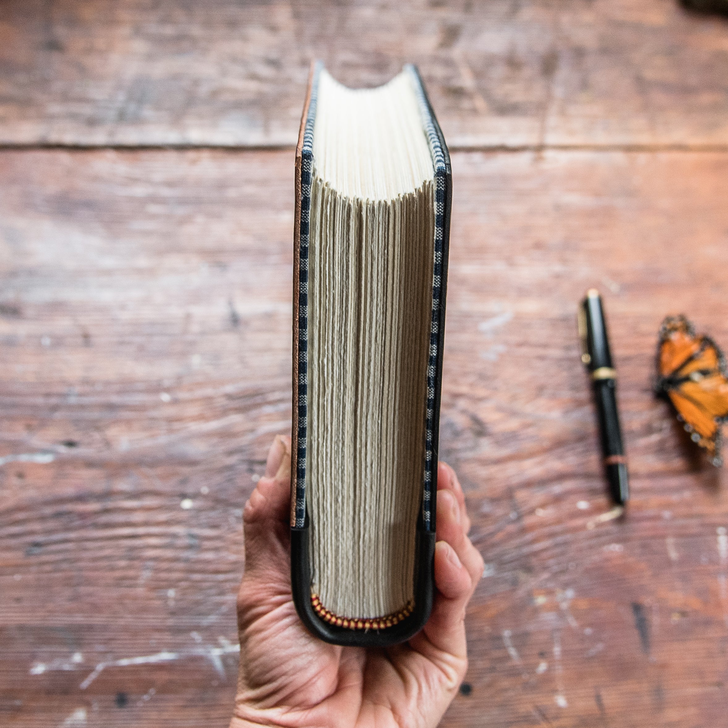 Carson Hand-Bound Leather Tome (Green)