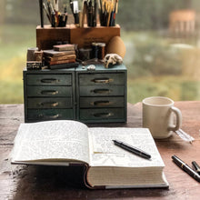 Carson Hand-Bound Leather Tome (Green)