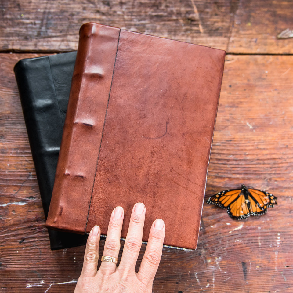 Carson Hand-Bound Leather Tome (Green)