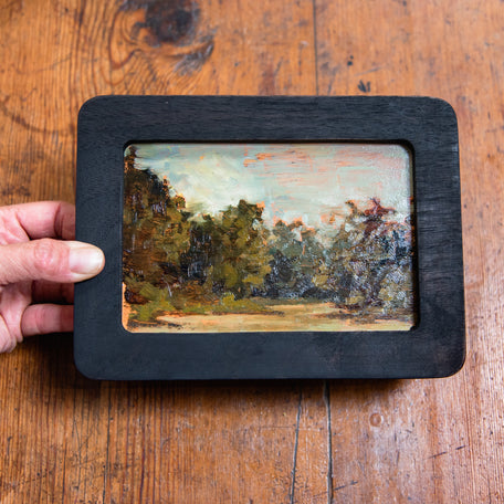 Framed Original Plein Air Painting by Walter Kent: Shaw’s Bridge, 2021